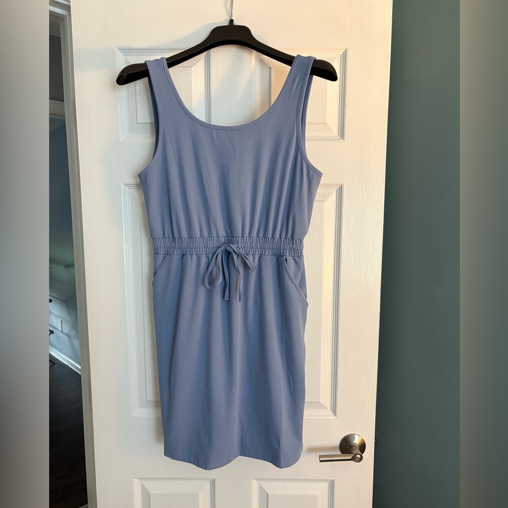 NEW- The Sophia Blue Tank Dress by Salty Wave, size large.